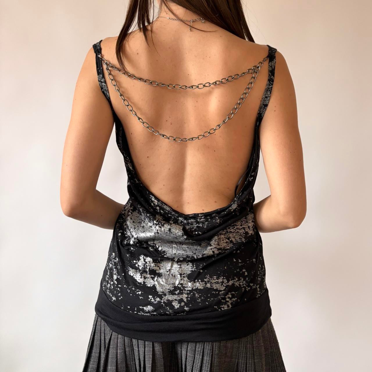 00s Indie Sleaze Chain Top (S/M)