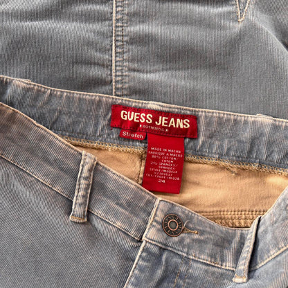 Y2K Guess Corduroy Midi Skirt (XS)