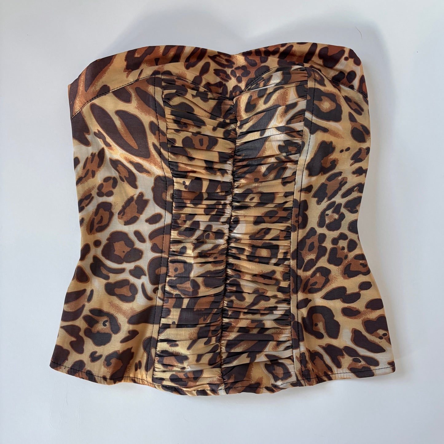2000s Leopard Bustier (XS)
