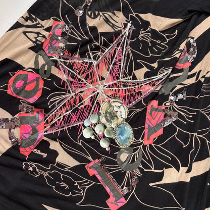 Desigual Graphic Midi Skirt (S/M)