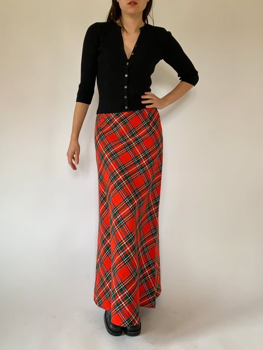 Vintage 1970s Maxi Skirt - Small