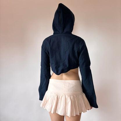 2000s Cropped Festival Hoodie (S)