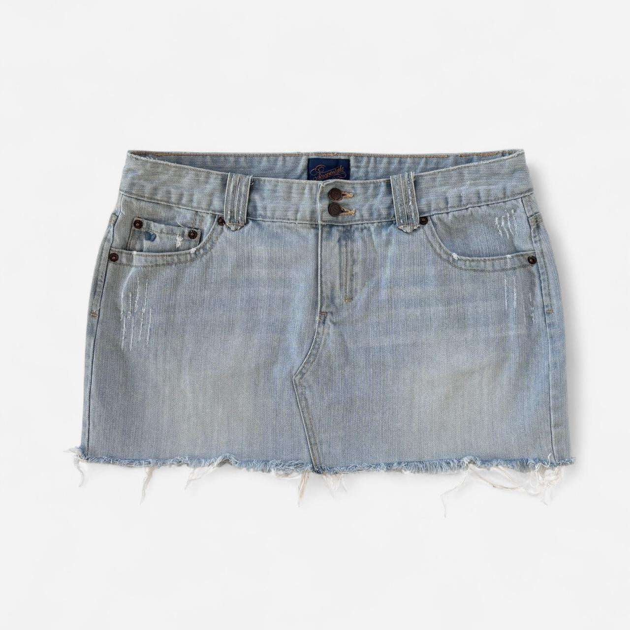 Y2K Denim Mini Skirt (M)
