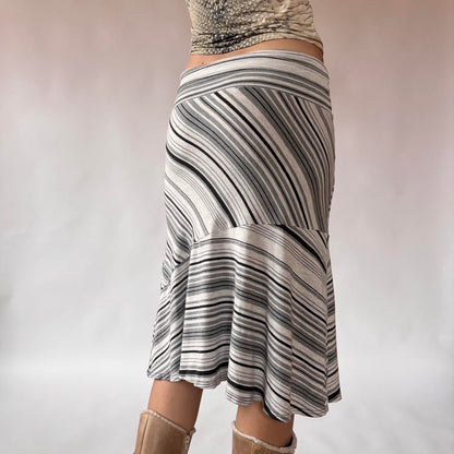 Contemporary Athleta Striped Midi Skirt (XS/S)