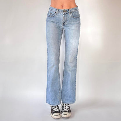 90s Light Wash Bootcut Jeans (XS)