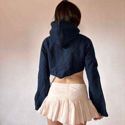 2000s Cropped Festival Hoodie (S)