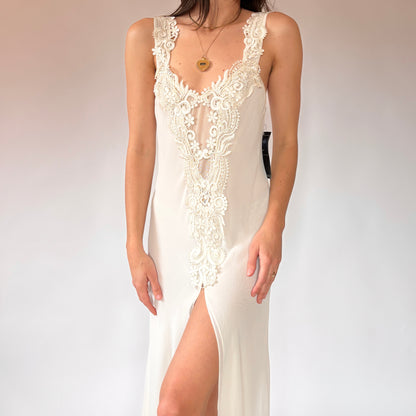 90s Deadstock Ivory Slip (S)