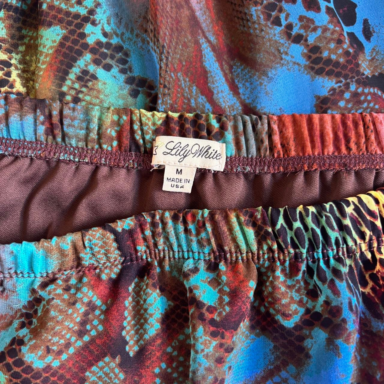 Y2K Snakeskin Tube Top (M)