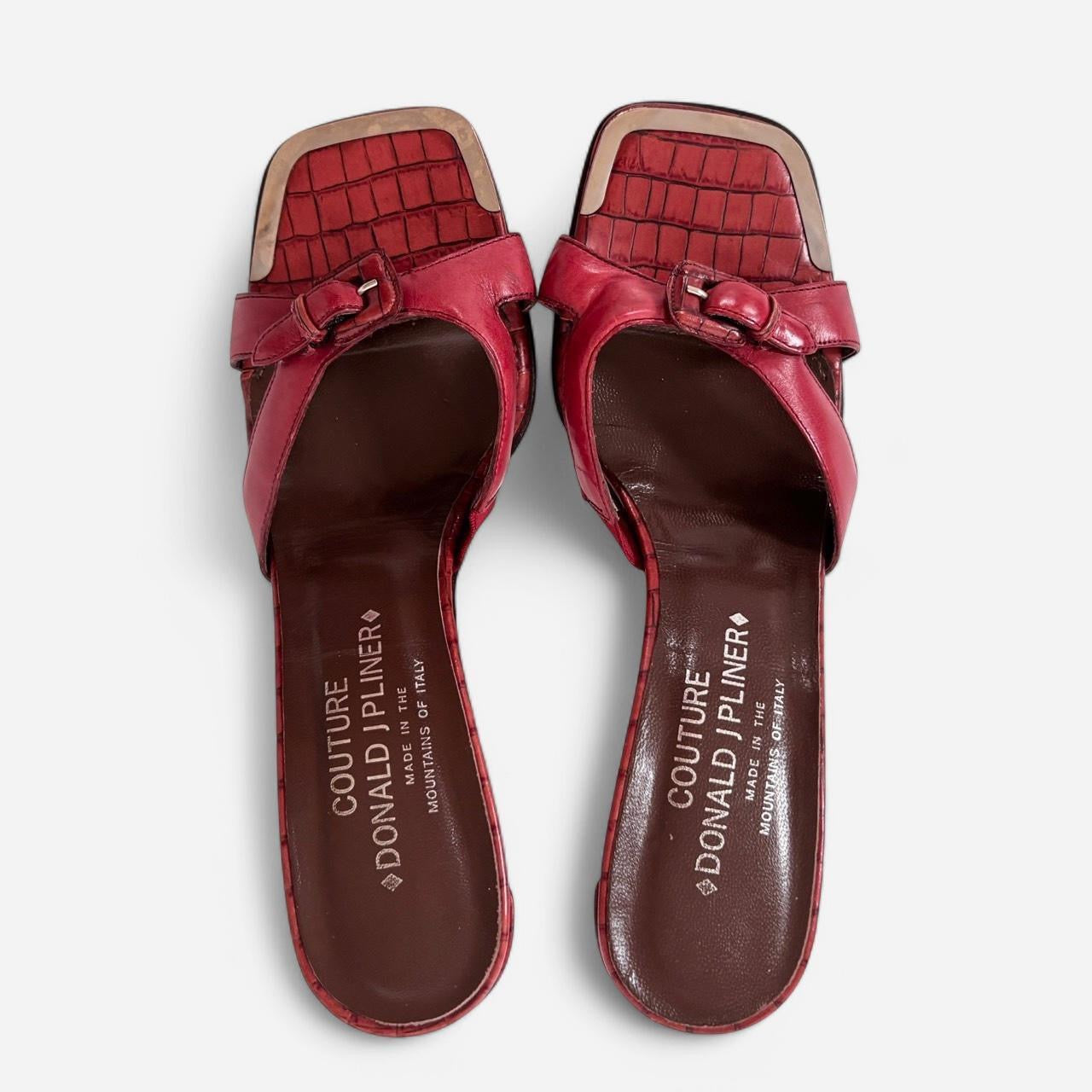 Y2K Buckle Heels (7.5)