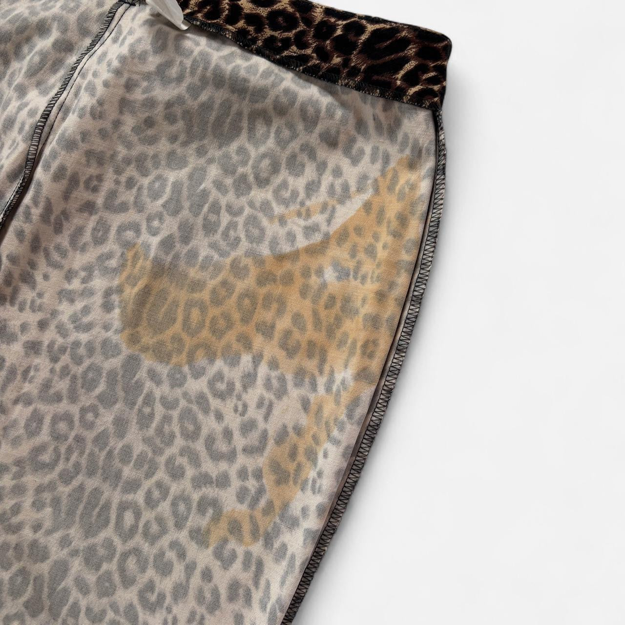 90s Leopard Print Pants (M)