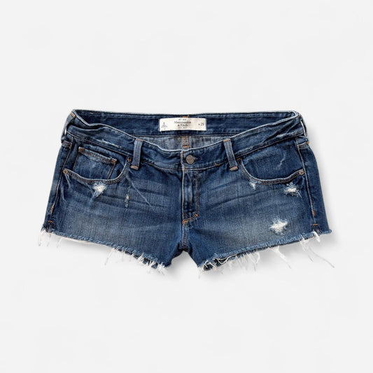 Abercrombie & Fitch Low Rise Denim Shorts (M)
