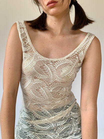 Y2K Lace Tank