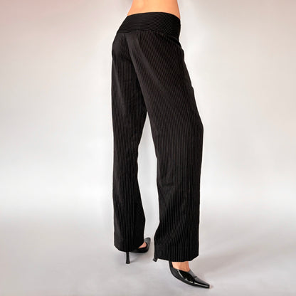 2000s Pinstripe Trousers (S)