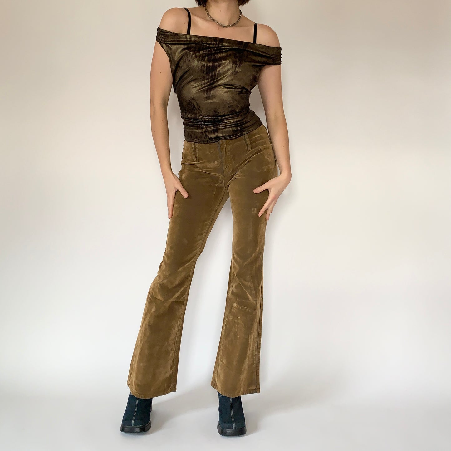 Vintage Velvet Lazer Jeans (S)