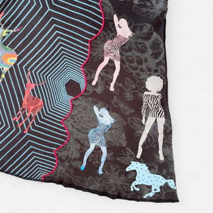 Desigual Graphic Midi Skirt (XS)