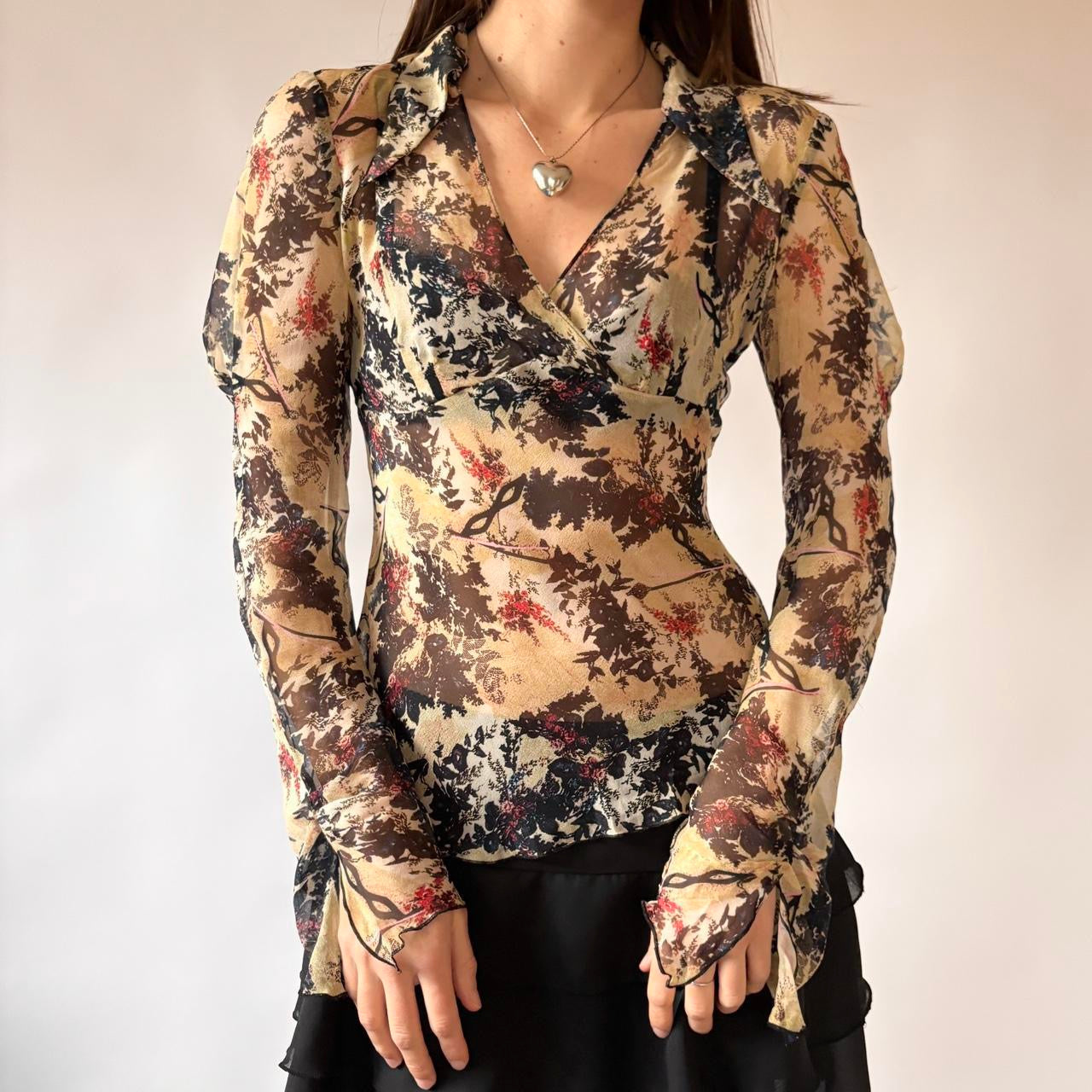 Diane Von Furstenberg Silk Blouse (S)