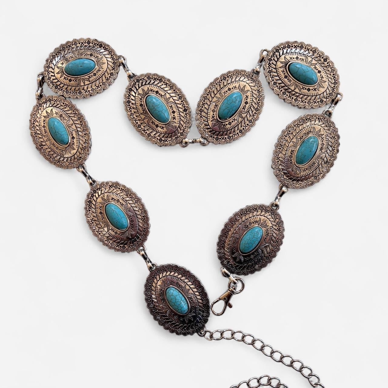 Western Concho Chain Belt