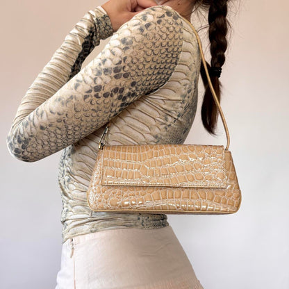 Y2K Reptile Shoulder Bag