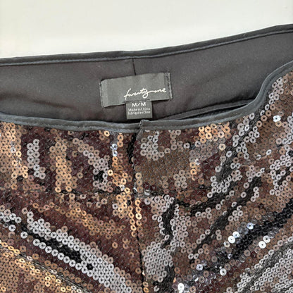 2000s Noir Sequin Low Rise Shorts (M)