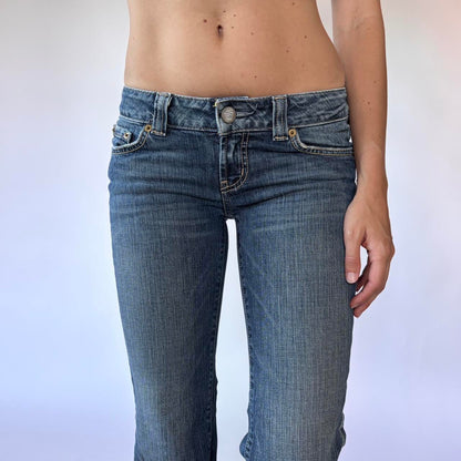 00s American Eagle Low Rise Bootcut Jeans (XXS)