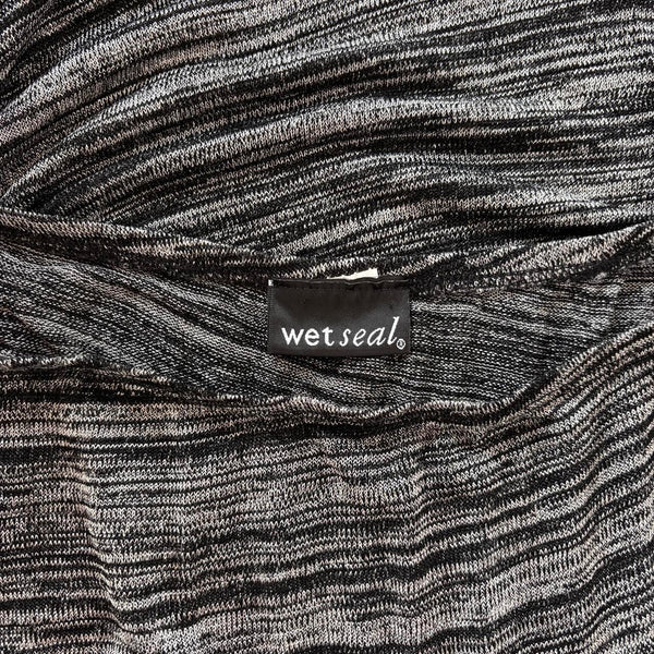 Y2K Asymmetrical Knit Skirt (S)