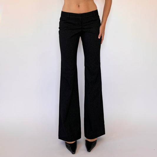 Y2K Pinstripe Trousers (XS/S)