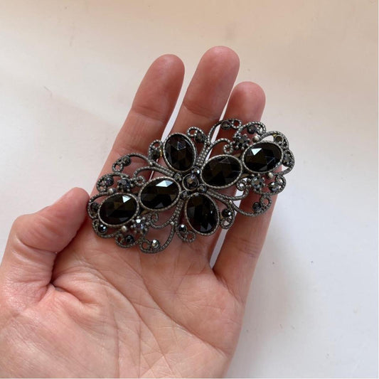 2000s Deadstock Decorative Rhinestone Hair Clip