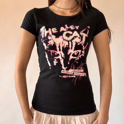 Y2K Graphic Baby Tee (S)