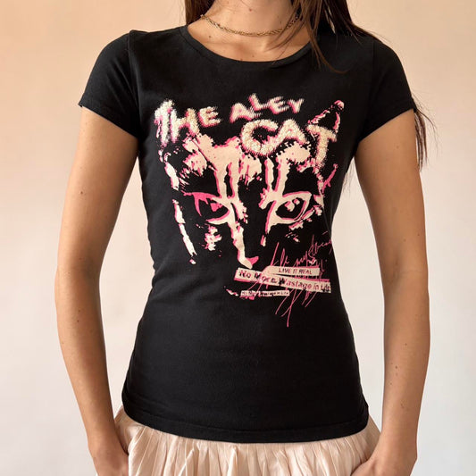 Y2K Graphic Baby Tee (S)