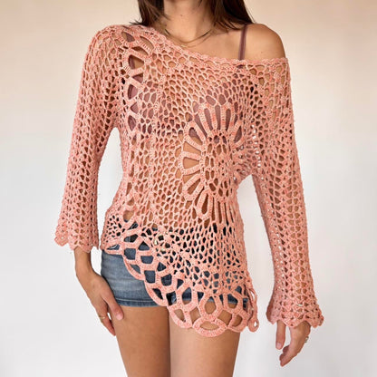 Y2K Crochet Top (L)