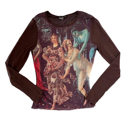 90s Renaissance Mesh Top (S/M)