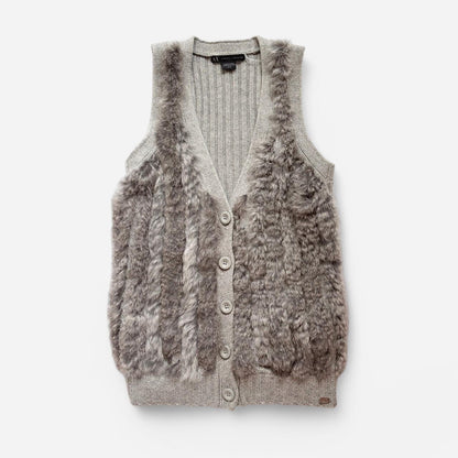 Armani Rabbit Fur Sweater Vest (XS)