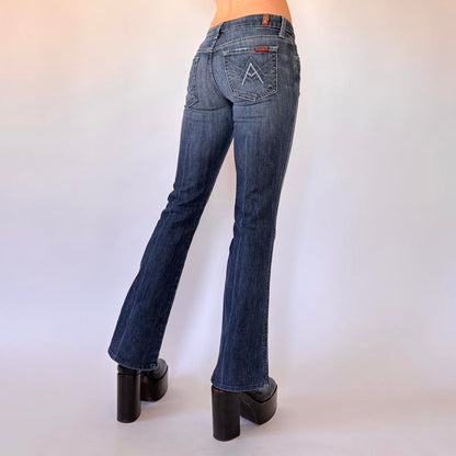 2000s Low Rise Seven Jeans (XXS)