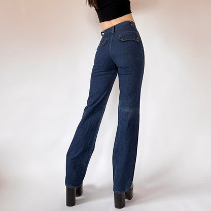 70s Dark Wash Jeans (XXS)