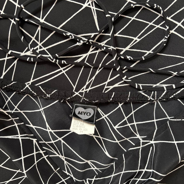 90s Abstract Midi Skirt (M)