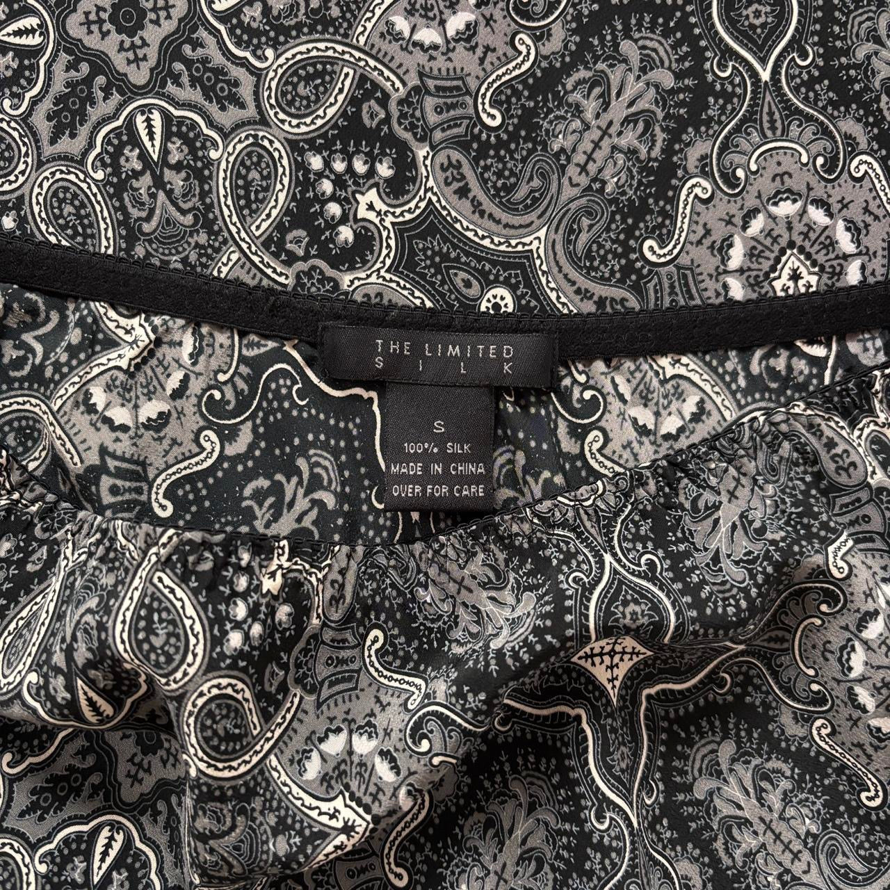 2000s Silk Paisley Midi Skirt (S)