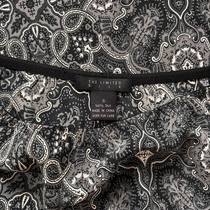 2000s Silk Paisley Midi Skirt (S)