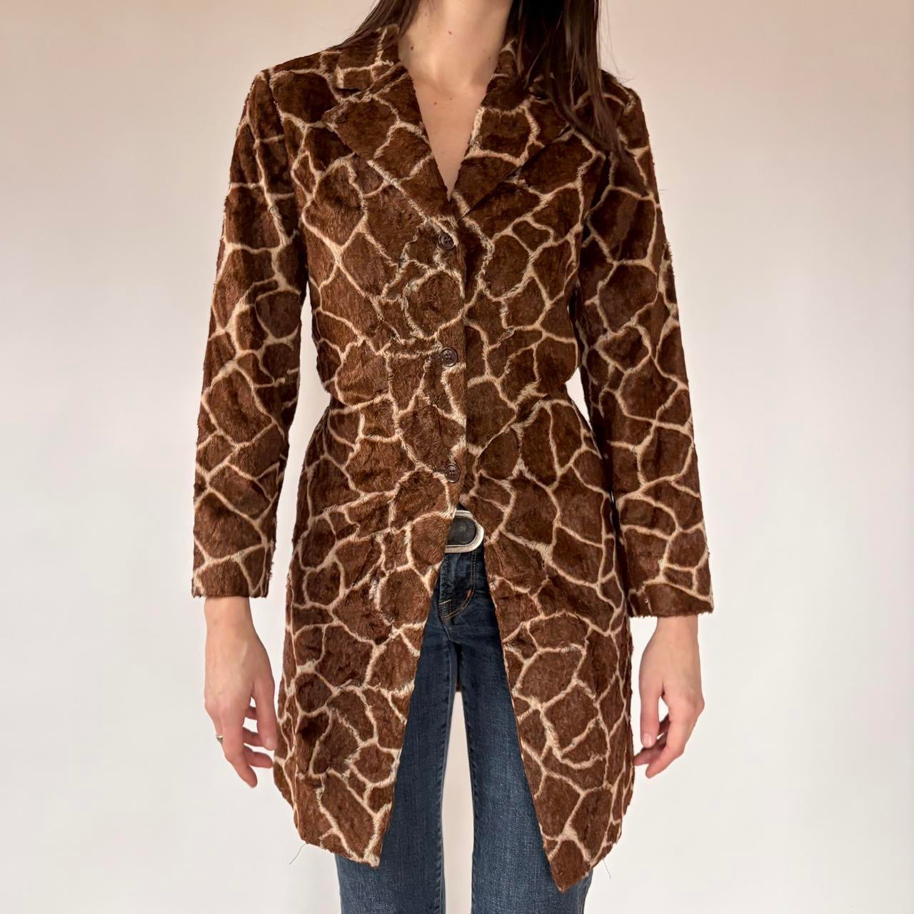 Bergdorf Goodman Giraffe Coat (S)