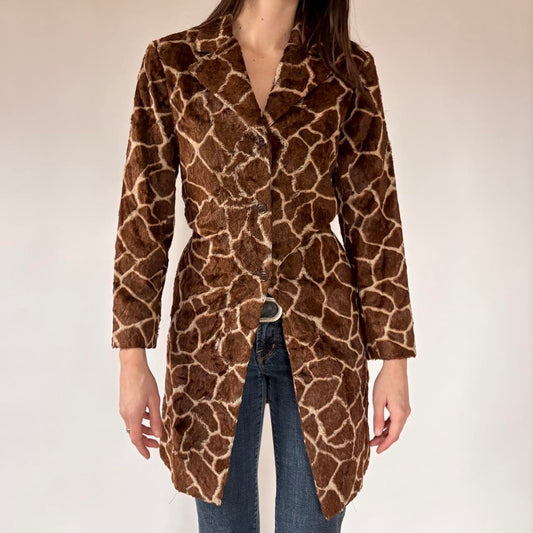 Bergdorf Goodman Giraffe Coat (S)