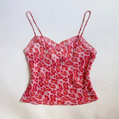 Y2K Pink Leopard Cami (S/M)