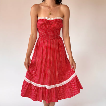 Vintage Strawberry Shortcake Dress (S)