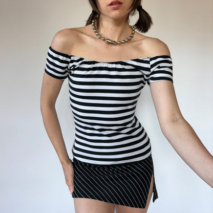 90s Striped Tee (XS)