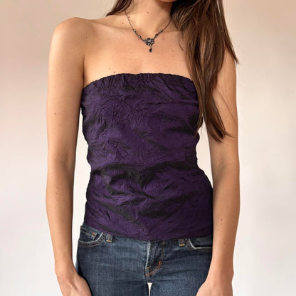 90s Nicole Miller Strapless Top (M)