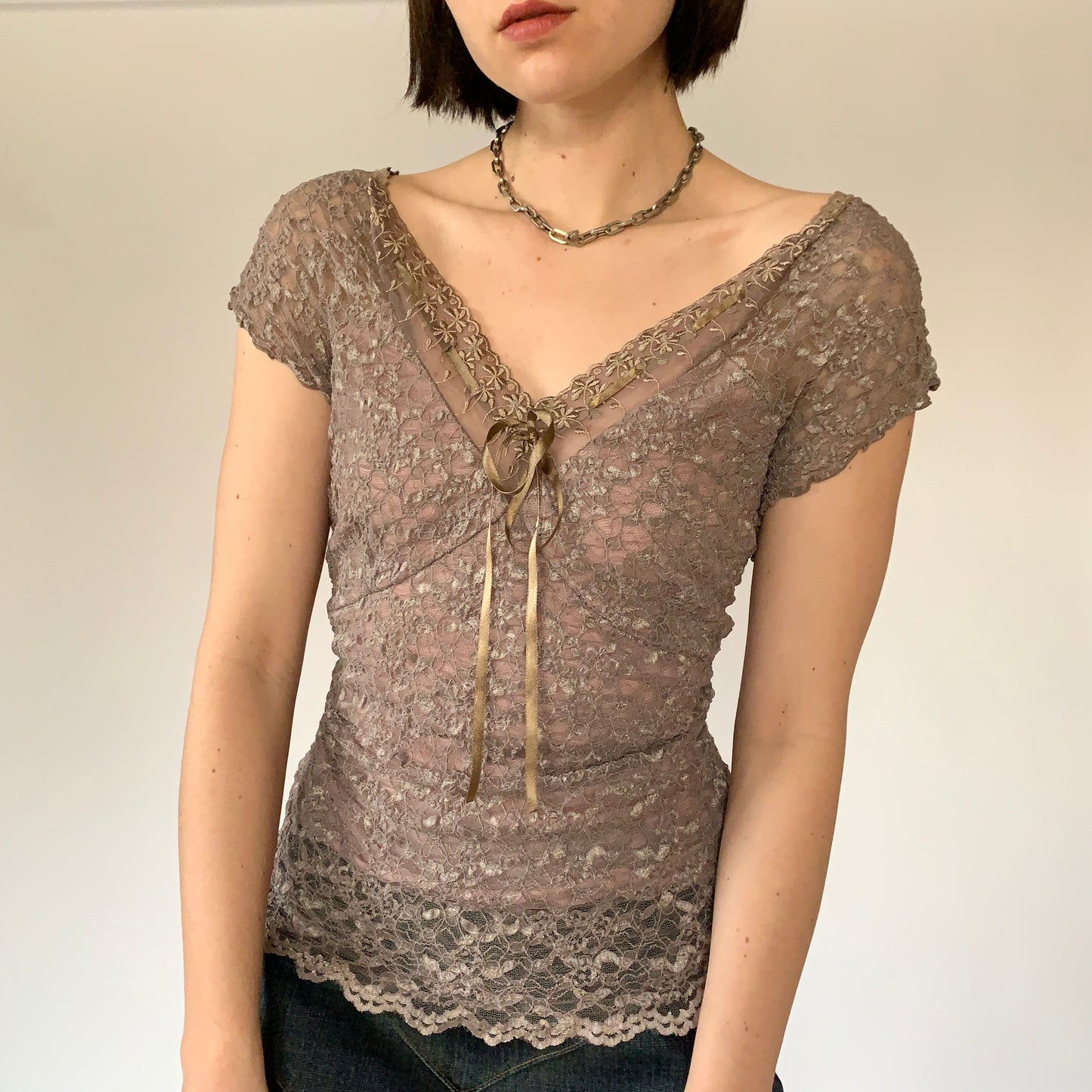 Boho Fairy Lace Top (L/XL)