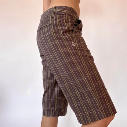 00s Volcom Plaid Shorts (XS)