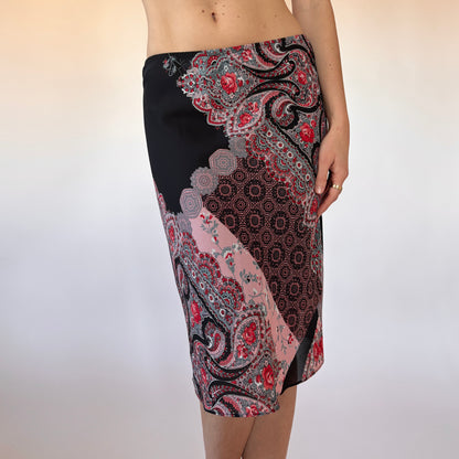 2000s Paisley Midi Skirt (S)