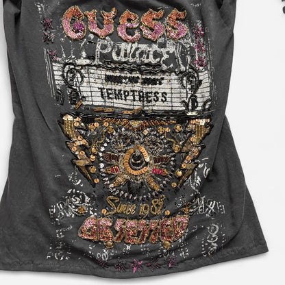 Guess Heavily Beaded Top (S)