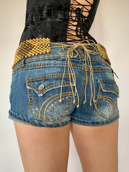 Beaded Boho Belt - S/M