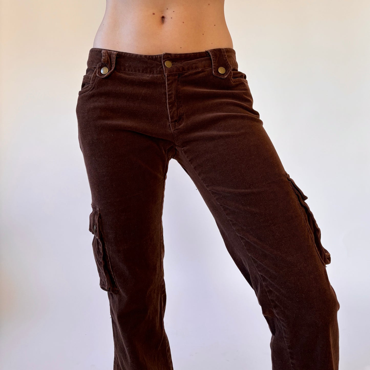 Y2K Corduroy Cargos (S)