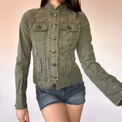 Y2K Cargo Jacket (XS/S)